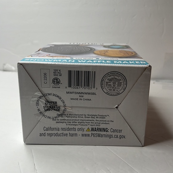 MyMini Snowman waffle maker - Picture 7 of 8